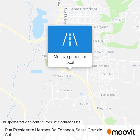 Rua Presidente Hermes Da Fonseca mapa
