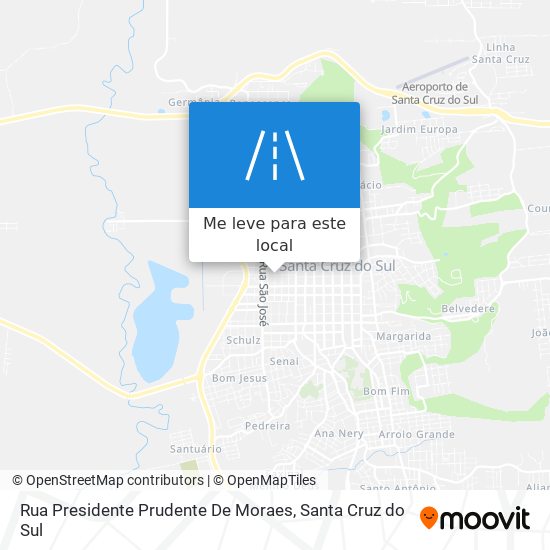 Rua Presidente Prudente De Moraes mapa
