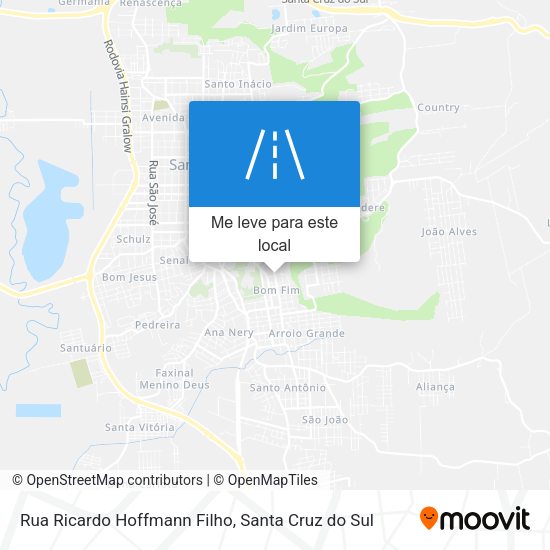 Rua Ricardo Hoffmann Filho mapa