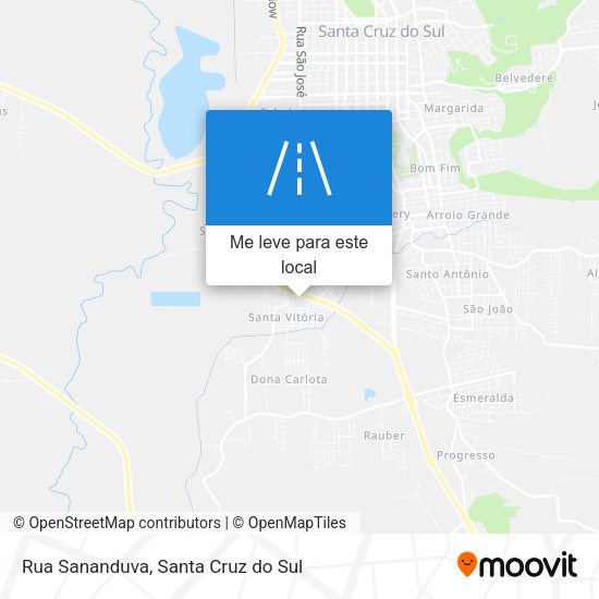 Rua Sananduva mapa