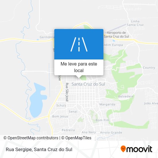 Rua Sergipe mapa