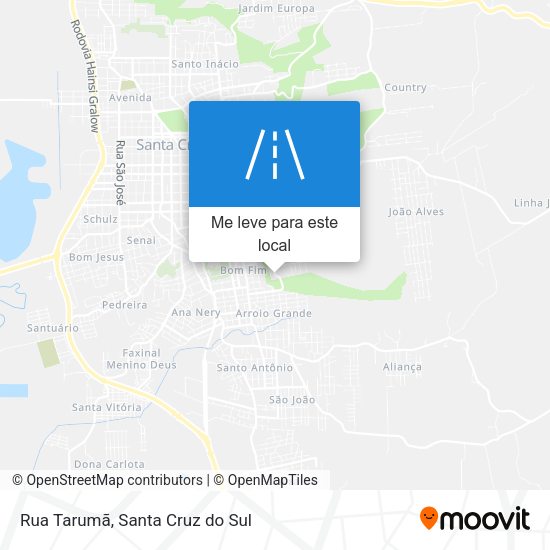 Rua Tarumã mapa