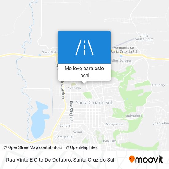 Rua Vinte E Oito De Outubro mapa