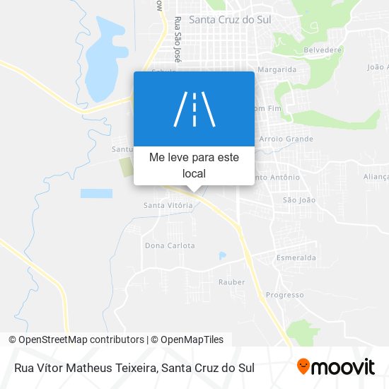 Rua Vítor Matheus Teixeira mapa