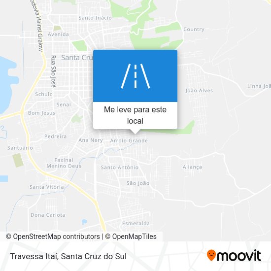 Travessa Itaí mapa
