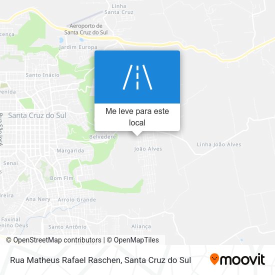 Rua Matheus Rafael Raschen mapa