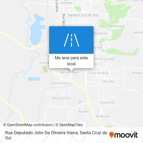 Rua Deputado Júlio De Oliveira Viana mapa