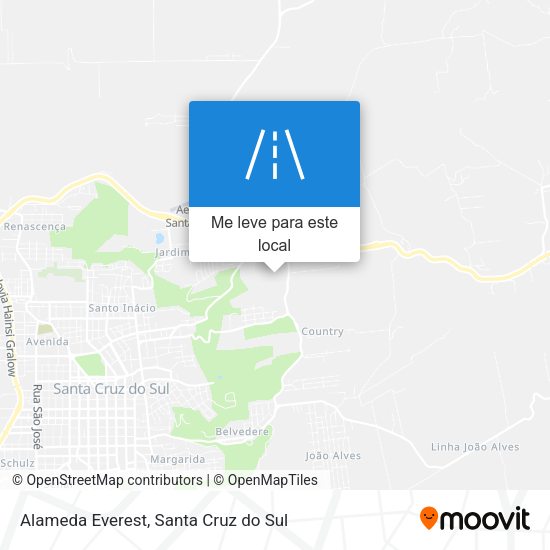 Alameda Everest mapa