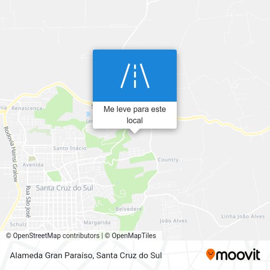 Alameda Gran Paraíso mapa