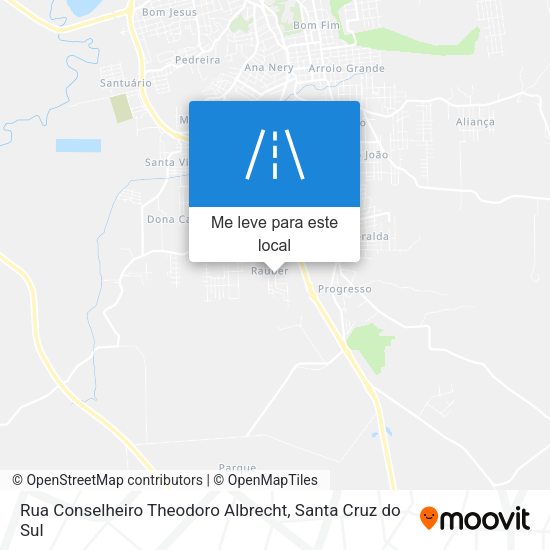 Rua Conselheiro Theodoro Albrecht mapa