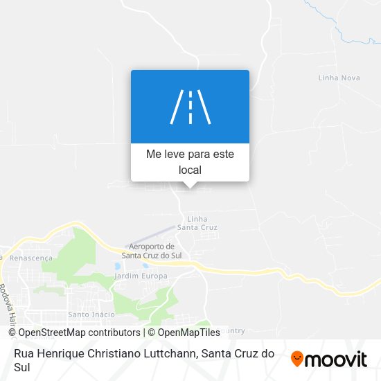 Rua Henrique Christiano Luttchann mapa
