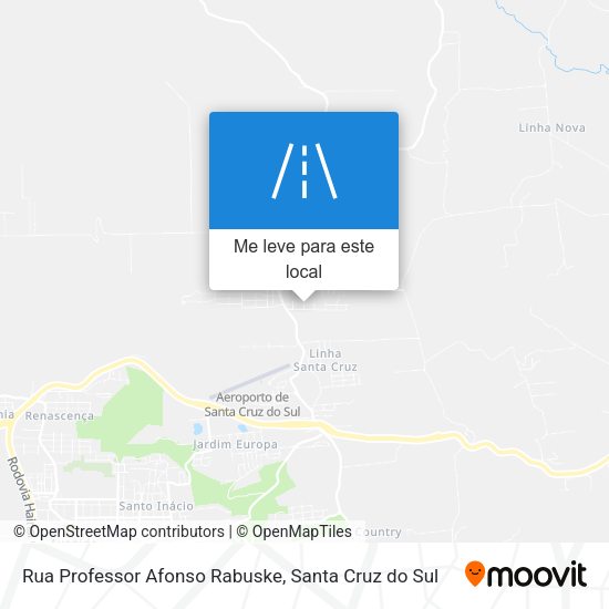 Rua Professor Afonso Rabuske mapa