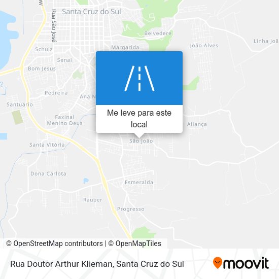Rua Doutor Arthur Klieman mapa