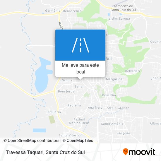 Travessa Taquari mapa
