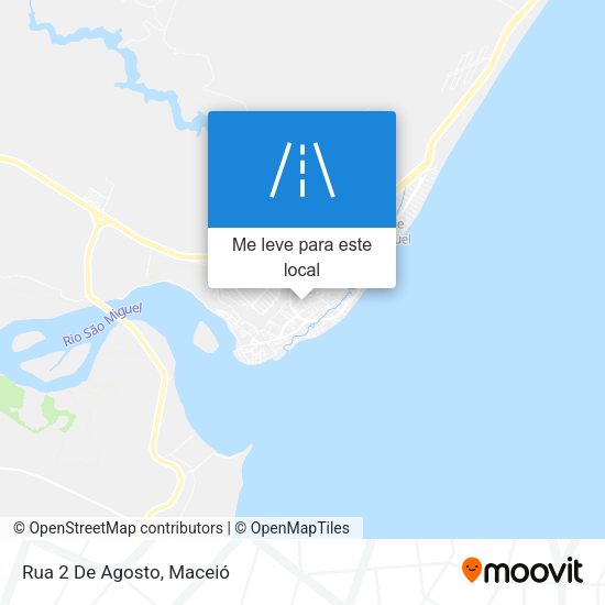 Rua 2 De Agosto mapa