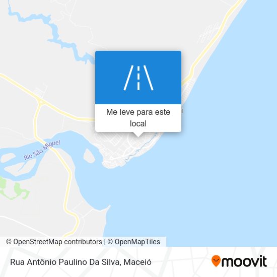 Rua Antônio Paulino Da Silva mapa