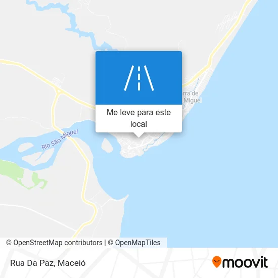 Rua Da Paz mapa