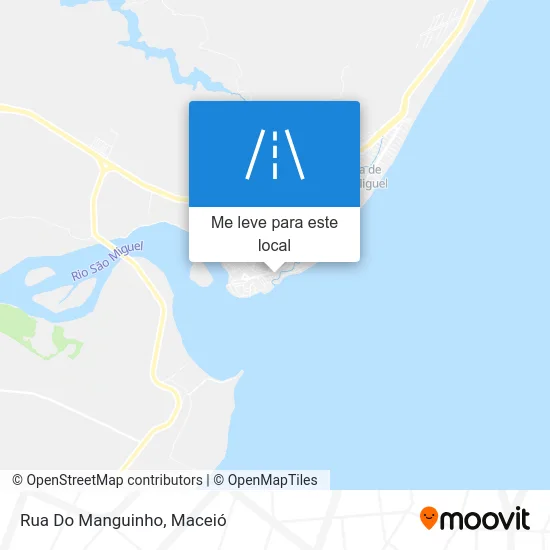Rua Do Manguinho mapa