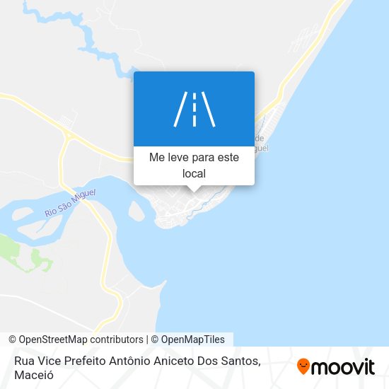 Rua Vice Prefeito Antônio Aniceto Dos Santos mapa