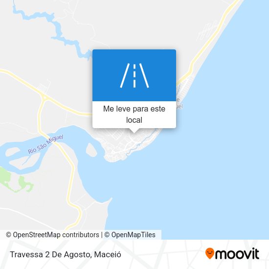 Travessa 2 De Agosto mapa