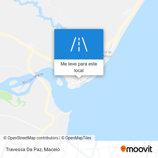 Travessa Da Paz mapa