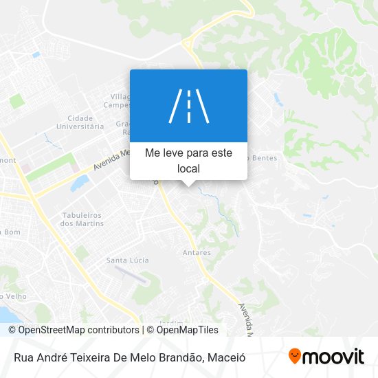 Rua André Teixeira De Melo Brandão mapa