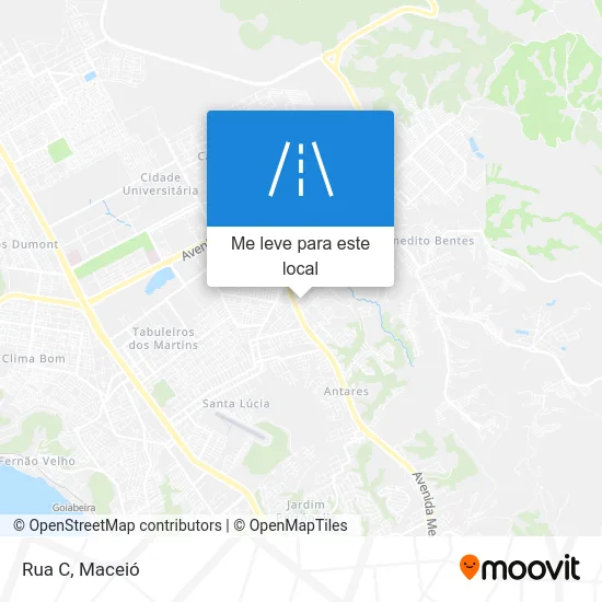 Rua C mapa