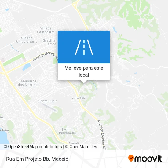 Rua Em Projeto Bb mapa