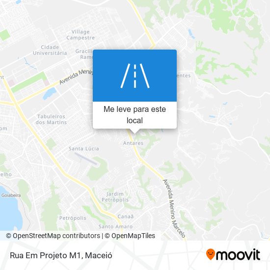 Rua Em Projeto M1 mapa