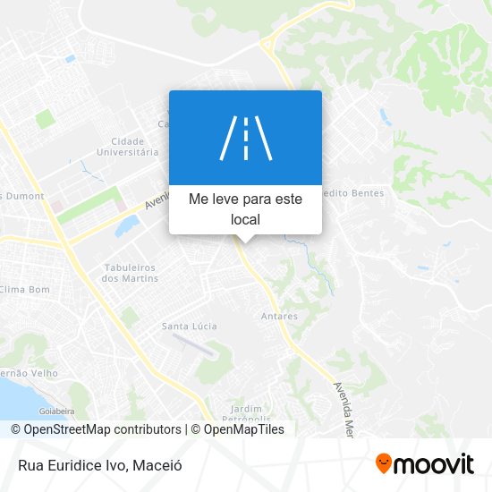 Rua Euridice Ivo mapa