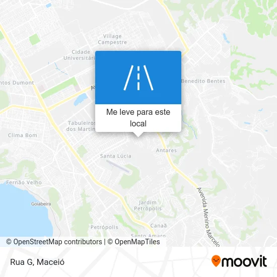 Rua G mapa