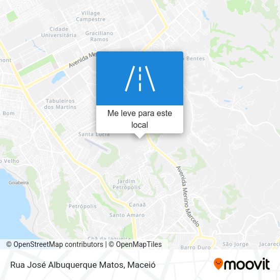 Rua José Albuquerque Matos mapa