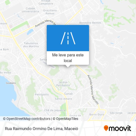 Rua Raimundo Ormíno De Lima mapa
