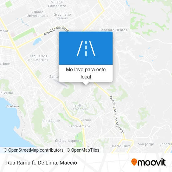 Rua Ramulfo De Lima mapa