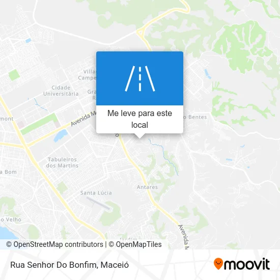Rua Senhor Do Bonfim mapa