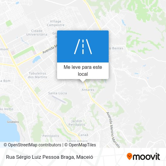 Rua Sérgio Luiz Pessoa Braga mapa
