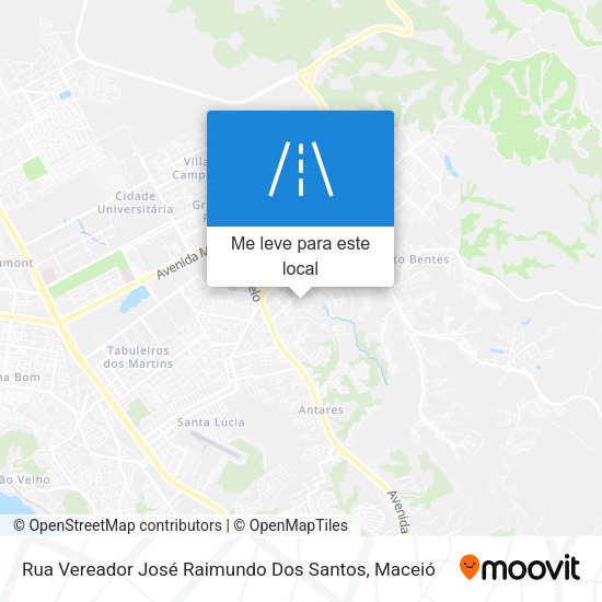 Rua Vereador José Raimundo Dos Santos mapa