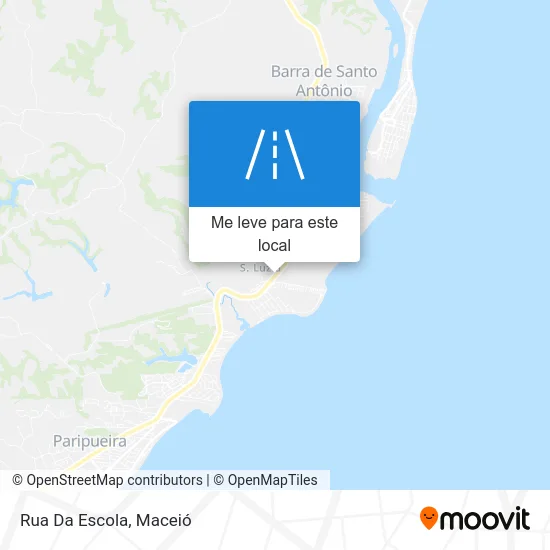 Rua Da Escola mapa