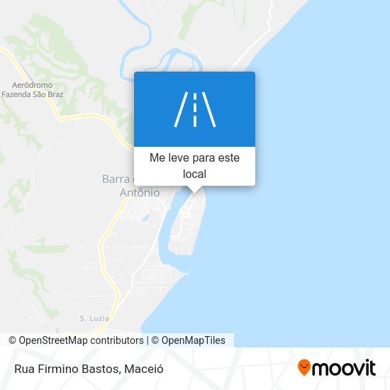 Rua Firmino Bastos mapa