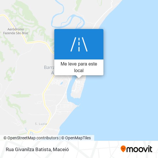 Rua Givanilza Batista mapa