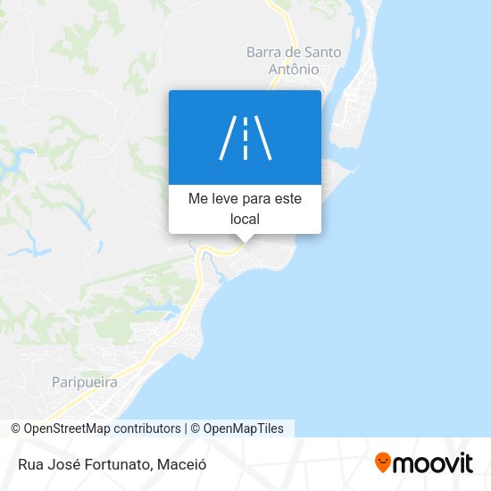 Rua José Fortunato mapa