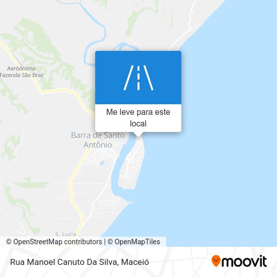 Rua Manoel Canuto Da Silva mapa