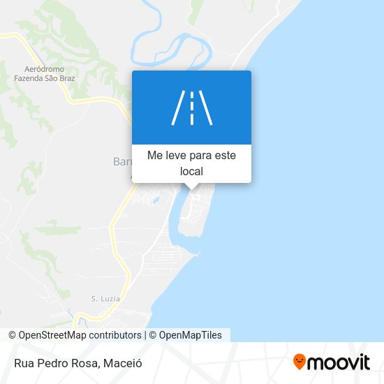Rua Pedro Rosa mapa