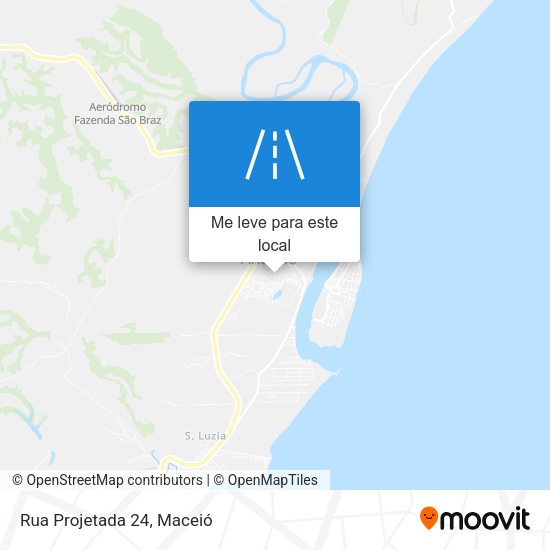 Rua Projetada 24 mapa