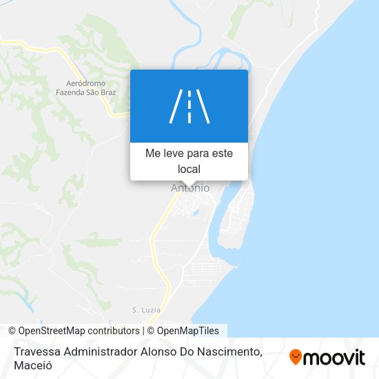 Travessa Administrador Alonso Do Nascimento mapa