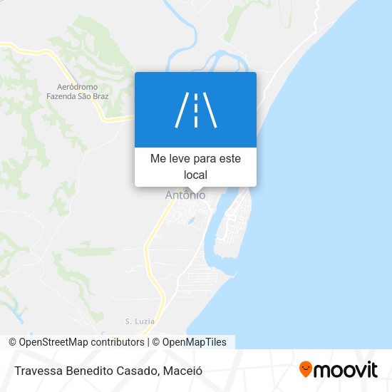 Travessa Benedito Casado mapa