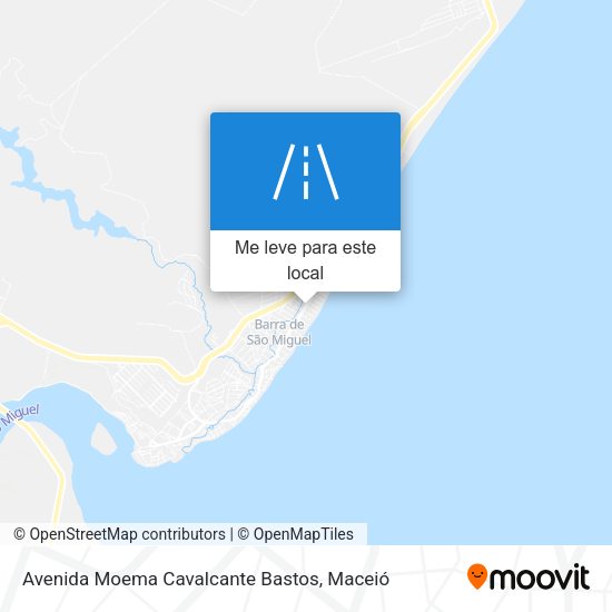 Avenida Moema Cavalcante Bastos mapa