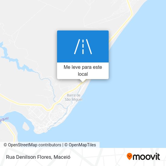Rua Denilson Flores mapa