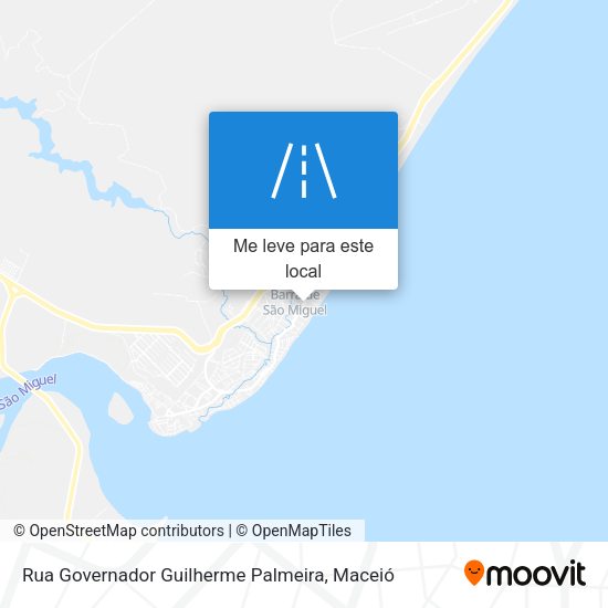 Rua Governador Guilherme Palmeira mapa