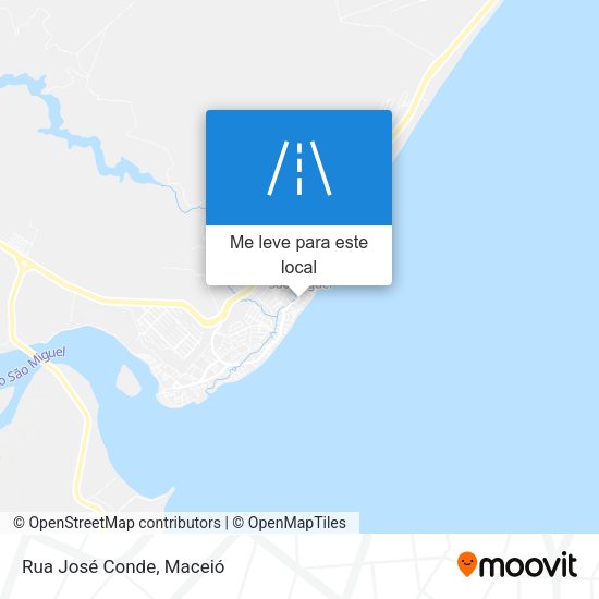 Rua José Conde mapa